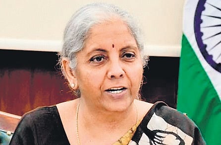 Finance minister Nirmala Sitharaman