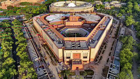 The new Parliament building complex in New Delhi.