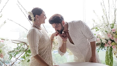 Actor couple Sonakshi Sinha and Zaheer Iqbal.