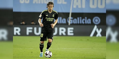 Real Madrid's Luka Modric