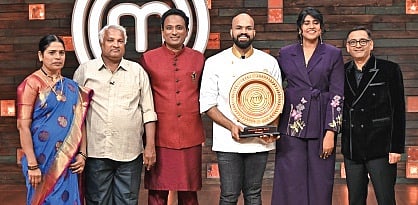 Mahboob Vin Basha’s parents along with the judges of MasterChef India Telugu 