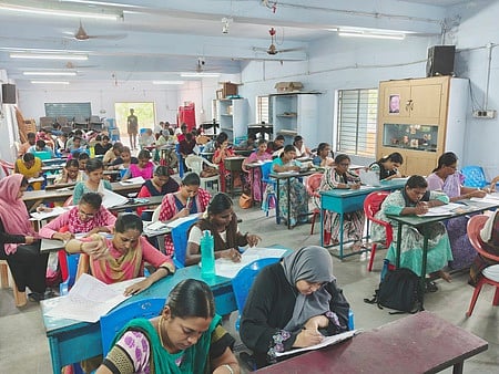 The allotment of exam centres located in far-off places for the upcoming NEET-PG examination.