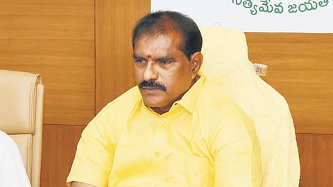Minister for Water Resources Nimmala Rama Naidu