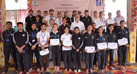 Certificates were distributed to the students of Swami Rama University at Sky Garden, Jogiwala, Dehradun. 