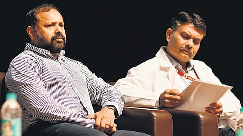 Principal Secretary Kantilal Dande at AIIMS Mangalagiri