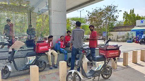 A former cook turned delivery man for Zepto, Sumit’s day begins before dawn, braving long hours and harsh conditions to make ends meet.