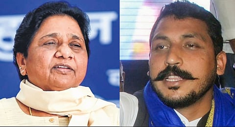 BSP chief Mayawati and Bhim Army chief Chandrashekhar Azad