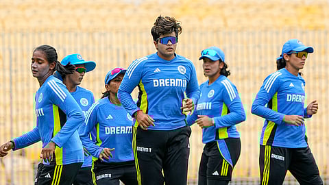 Women's cricket team.