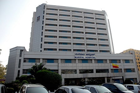 The Manipal hospital in Bangalore.