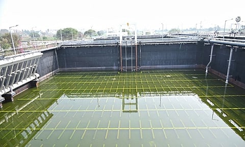 A newly constructed STP in Hyderabad