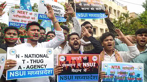 Protests against NTA's credibility.