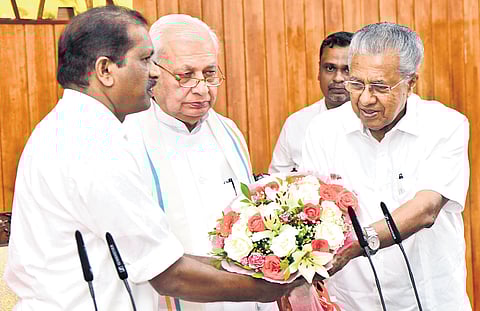 O R Kelu sworn in as minister in Pinarayi Vijayan cabinet