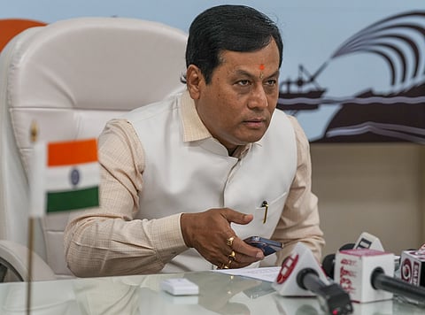 Union Minister for Ministry of Ports, Shipping and Waterways Sarbananda Sonowal