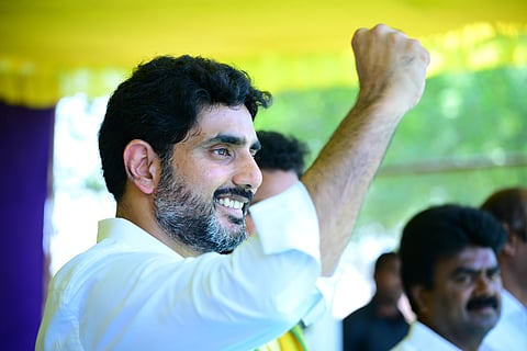 Minister for HRD and IT Nara Lokesh 