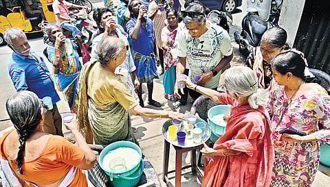 Every year, the residents say they spend around `60,000 to serve free buttermilk.