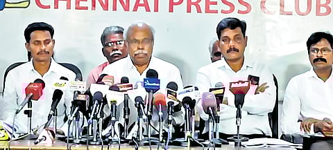 Advocate Bhavani B Mohan during press briefing in Chennai. Instances of caste atrocities against Dalits persist irrespective of party in power, he said 