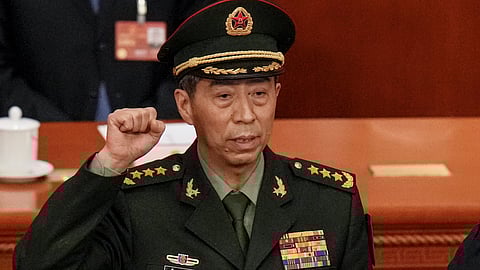 Former Chinese defense minister Li was expelled from the ruling Communist Party and is being investigated for corruption and bribery.