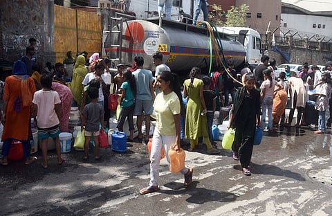 We are forced to go to distant places to collect water,” R Ramachandran, secretary of the Ernakulam District Drinking Water Transporters’ Welfare Association, told TNIE.