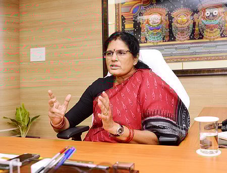 Deputy chief minister Pravati Parida.