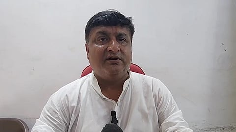 Screengrab of the video message from Rakesh Dewani.