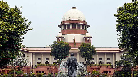 The Supreme Court of India premises in New Delhi.