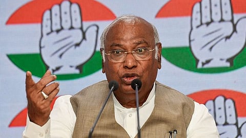 Congress chief Mallikarjun Kharge