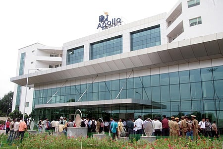 Image of Apollo Hospital used for representative purpose.