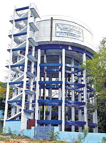 Around 20,000 residents in six colonies in four wards are being supplied drinking water from the tank.