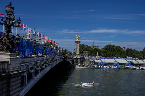 Seine River during the 2024 Olympics