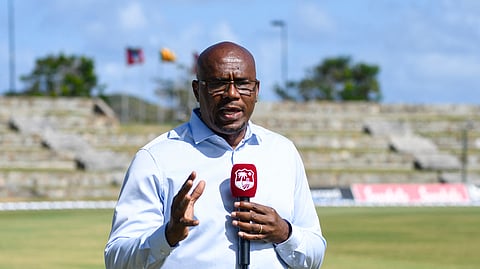 Former West Indian great and broadcaster Ian Bishop.