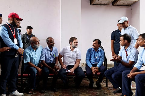 Rahul Gandhi meets loco pilots in Delhi, promises to take up demands as LoP 