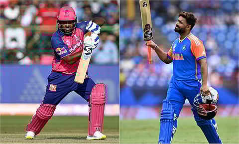 Sanju Samson (Left) & Rishabh Pant