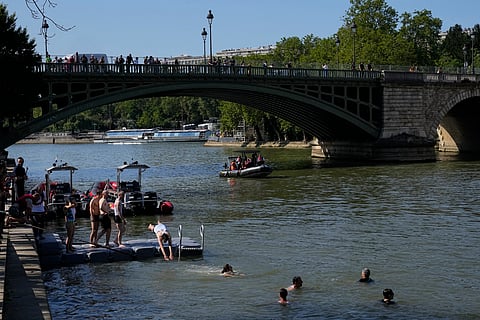 Seine River during the 2024 Olympics