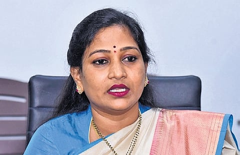 Andhra Preadesh Home Minister Vangalapudi Anitha