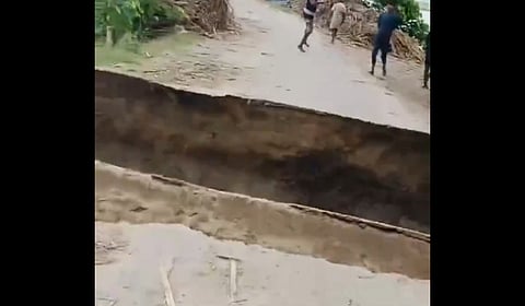 The bridge collapsed at Mahishi village in Saharsa district.