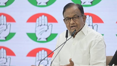 Senior Congress leader P Chidambaram