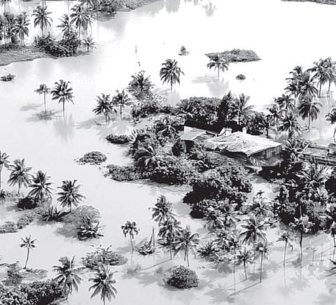 Without any respite, a total of 13 inches showered down on the hill station on July 17. 