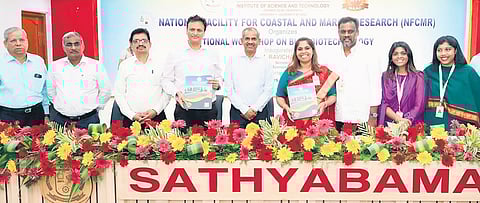 MoES Secretary M Ravichandran inaugurated the National Facility for Coastal and Marine Research in Sathyabama University on Friday 