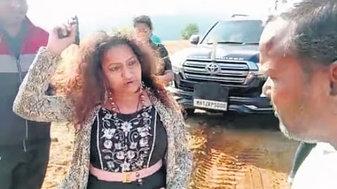 Manorama Khedkar, mother of controversial probationary IAS officer Puja Khedkar