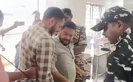 Former Minister B Nagendra taken into custody by ED in the Valmiki Development Corporation Scam in Bengaluru.