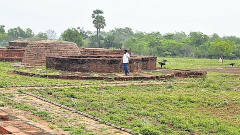 A view of Bavikonda in Visakhapatnam.
