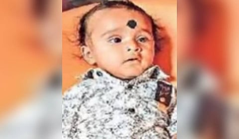18-month-old toddler, Vihaan