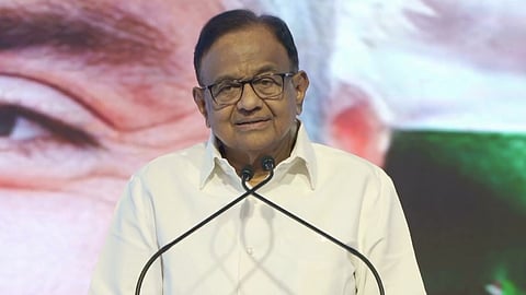Former Union Finance Minister P. Chidambaram delivering the inaugural address at a Youth Congress event commemorating Oommen Chandy in Kochi on Sunday.