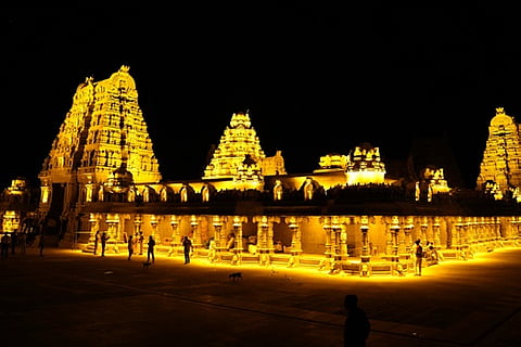 Priests from Telangana's Yadadri submit plea to halt ministerial employees' transfers