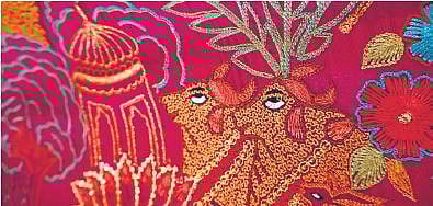 Woven with real gold and silver, Banarasi Zari is almost like a piece of jewellery.