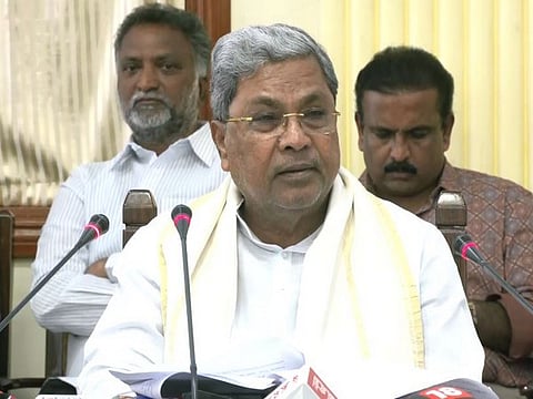 Karnataka CM Siddaramaiah 