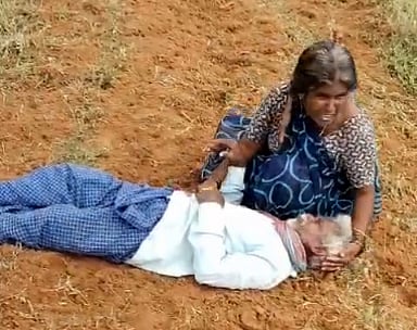 P Bhadraiah, the farmer from Aliatanda in Karepalli mandal of Khammam district who attempted suicide