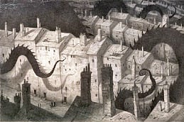 An illustration from The Arrival by Shaun Tan 