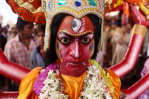 IN PICS | The vibrant hues of Telangana's Bonalu festival 2024
