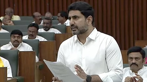 Minister for IT and HRD Lokesh